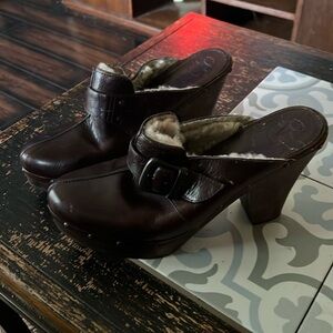 Frye Mules size 10 like new condition